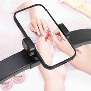 Sevyn Colors Foldable Half Moon LED Light with Phone Holder – 3 Color Modes | Portable Arch Light for Nail Techs & Beauty Pros